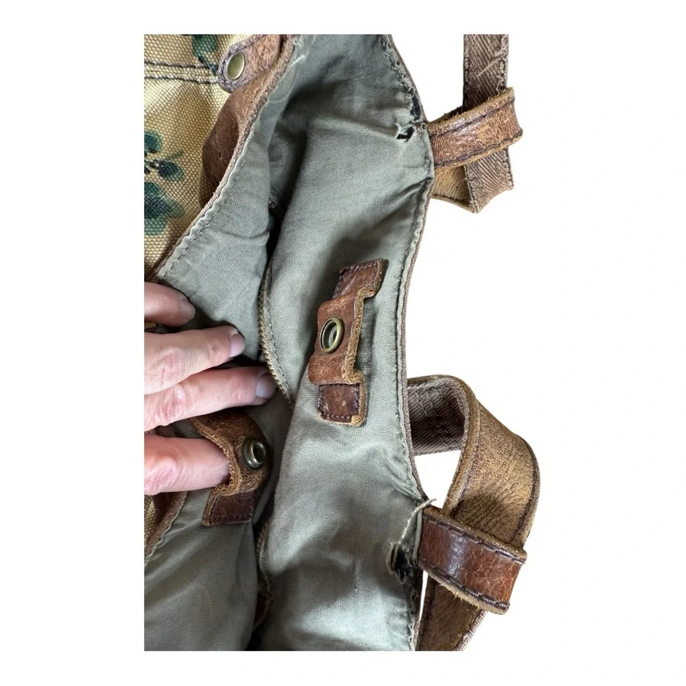 Lucky Brand Canvas and Leather‎ Bucket Bag - Picture 9 of 10